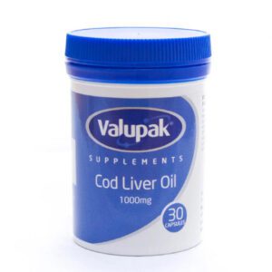 valupak cod liver oil capsules